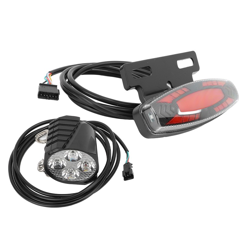 Bike Headlight Taillight Set High Brightness LED Front and Back