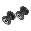 Partuto 2 Pcs Universal Chain Pulley Roller Slider - Rubber