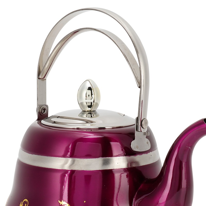 1.5L Teapot Classical Roman Tea Coffee Water Kettle Teaware Kitchen