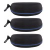 EKdirect Pack of 3 Sunglasses Glasses Case, Zip Hard Shell