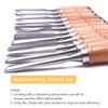 ATOPLEE 12pcs Wood Carving Chisel Set for Woodworking, Professional Wood