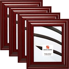 Craig Frames 76039 10 x 12 Inch Picture Frame, Contemporary Red, Set of 4