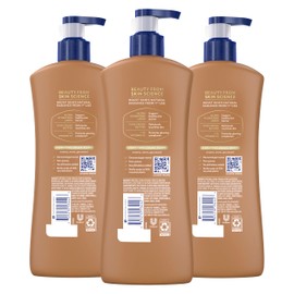 Vaseline Intensive Care Body Lotion Cocoa Radiant 3 count for Dry Skin Lotion Made with Ultra-Hydrating Lipids and Pure Cocoa Butter for a Long-Lasting, Radiant Glow 20.3 Oz
