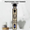 Electric Hair Trimmer Clipper USB Portable Professional Retro Hair Cutting