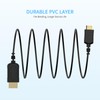 FEELWORLD Ultra Thin 4K Mini HDMI to HDMI Cable 1.5FT,
