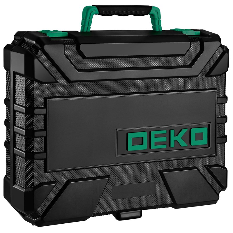 Tool Kit: 8V Cordless Drill, Home Toolbox with storage case,