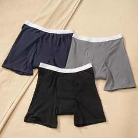 Fox Valley Traders Men's 10 oz. Incontinence Boxer Briefs, 3-Pack, Asst Colors