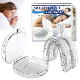 Men's Snoring Splint, Anti-Snoring Splint, Bite Splint, Adjustable Anti Snoring Splint, Prevents Teeth Grinding and Snoring, Reusable, Unisex, with Storage Box