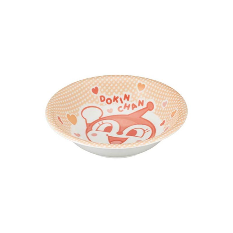 "Go! Anpanman" Dokin-chan Curry Plate, 6.7 inches (17 cm), Children's