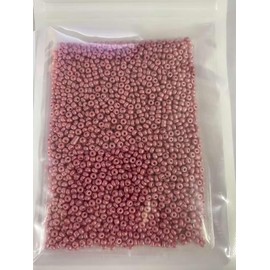 ORNSHIZI 2mm Light Purple Pearl Seed Beads 12/0, 50grams About 5000pcs Seed Beads for Making Waist Bracelet Earring Necklace Jewelry