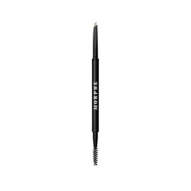 Morphe Definer Dual-Ended Brow Pencil & Spoolie - Eyebrow Pencil with Precision Slanted Tip for Shaping, Defining & Filling - Smooth, No-Tug Formula - Macadamia (0.003 oz)