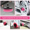 ETOUPA 8 Pcs Drill Brush Attachment Set, Power Cleaning Scrub