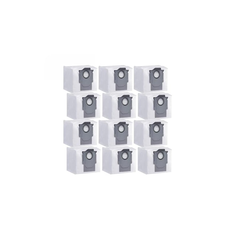 12 Pack Dust bags for Roborock Q5+, Q5,Q7,Q7 Max, Q7+,Q7