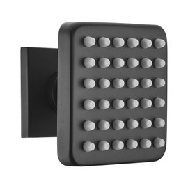 3 inch Big Stainless Steel Body Spray Shower Jet - High Pressure Massage Side Sprayer Spa System Shower Set Adjustable Wall Mounted, Square Matte Black Finish