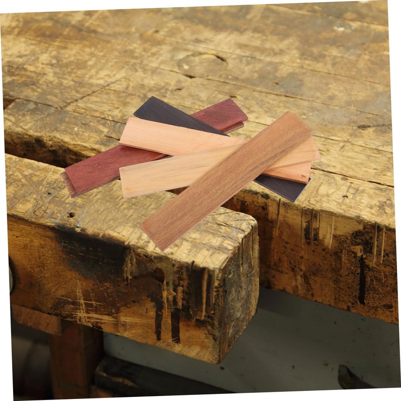 COHEALI 6 pcs DIY Wooden Boards Textured Wood Planks for