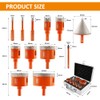 BGTEC Diamond Core Drill Bit Kit - Triangle Shank 6/6/8/20/25/28/35/45/50/65mm