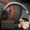 FIRSTINFO Brake Service Brake Fluid Bleeder Bottle/Receiver with Non-Return Check