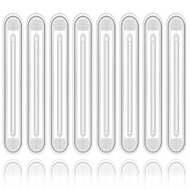 8 PCS Wall Protector from Chair Back, Clear Furniture Bumpers, Silicone Wall Protector for Drawers, Shower Doors, Car Door Guards, Toilet Lids