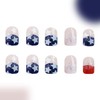Extra Short Press on Nails 4th of July Fake Nails