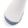 Thorlos Men s Crew 3 Pack Running Socks, White/Navy, X-Large
