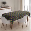 Q-Beans - Mantel rectangular decorativo (tamaño: 132 x 177 cm),