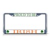Proud to Be Irish Ireland License Plate Frame Tag Holder Cover