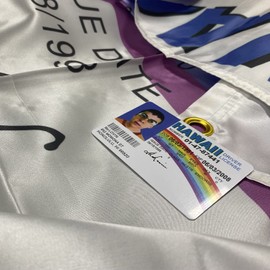 Set of McLovin Flag 3X5 Ft & Drivers License ID Cards- Outdoor indoor Four Brass Grommets Funny McLovin Banner Fake License for Room College Gift