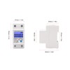 LCD Digital Energy Meter Single Phase 2P Electricity Usage Monitor