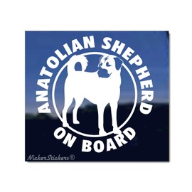 Anatolian Shepherd On Board | Dog Vinyl Window Decal