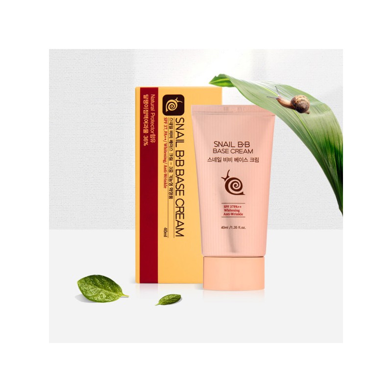 비담은 시율 스네일 BB 베이스 크림 40ml Bidamun Shiyul Snail