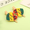 Juneteenth Hair Clips for Women African Map Hair Clips Enamel