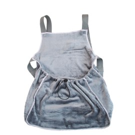 Generic Pet Dog Cat Carrier for Lap Cat or Lap Dog Travel Shoulder Bag Sling Front Backpack Soft Plush Handmade (Gray)