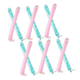 Healvian 24pcs Hair Perm Kit Dual Color Curling Rods for Flexible Curls Suitable for Long and Short Hair Easy Use Perm Tool for Salon-style Waves and Curls