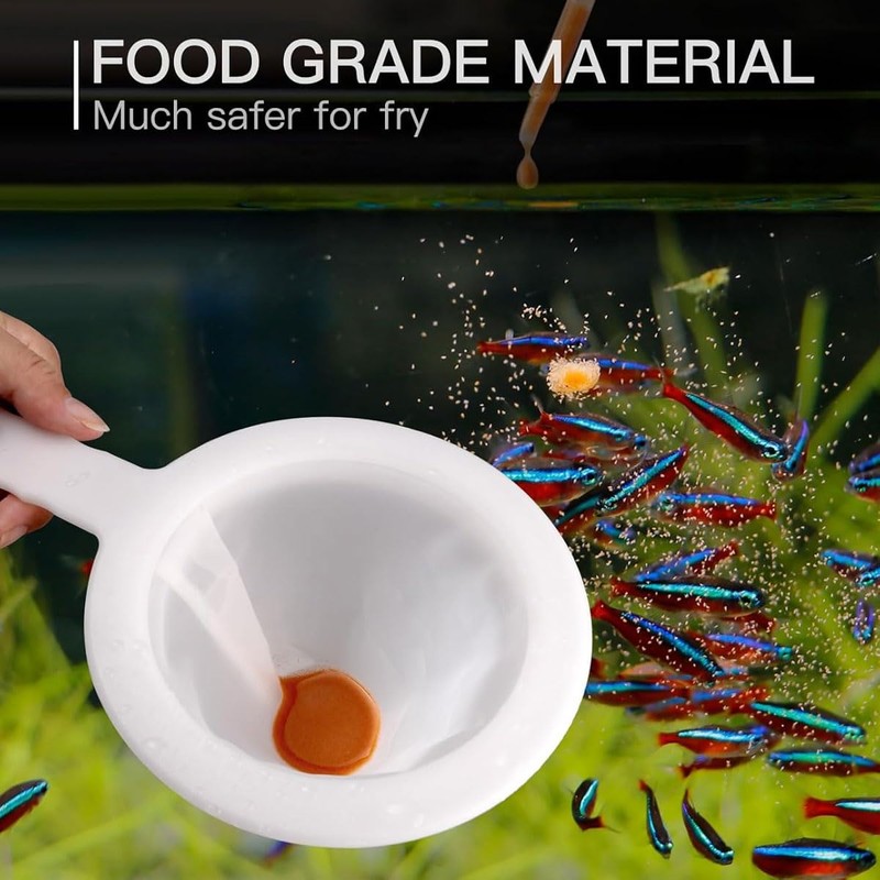 AIMALL 3PCS Dual-Mesh Baby Brine Shrimp Sieve Set, 80 &