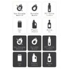 Garbage Sorter Stickers, Set of 12, Burnable Garbage, Non-Burning Garbage,