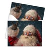 Rock 'n Roll Santa Holiday Card Pack - Set of