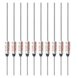 SF139E-142 Degree Metal Thermal Cutoffs Thermal Fuse 10A 250V for Motor Transformer Electric Industrial Home Appliance10Pcs