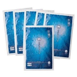 Hadayoi Face Mask SR Sagarame Pack, Width 4.3 x Depth 0.2 x Height 6.5 inches (110.5 x 6 x 165 mm), 0.9 fl oz (25 ml), 6 Sheets