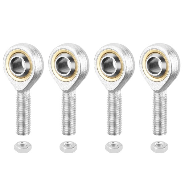 HiPicco SA5T/K Rod End Bearing, 4pcs 5mm Bore Self Lubricating