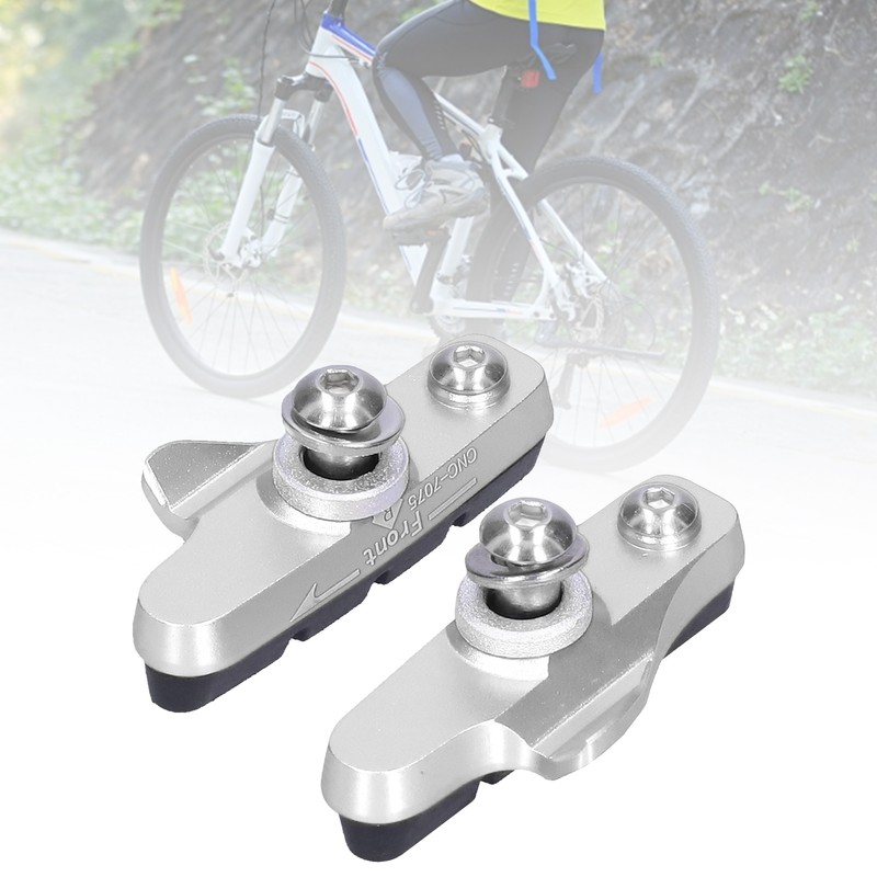 ZTTO Road Bike Brakes Pads Bicycle CBrake NoNoise NoSkid Rubber