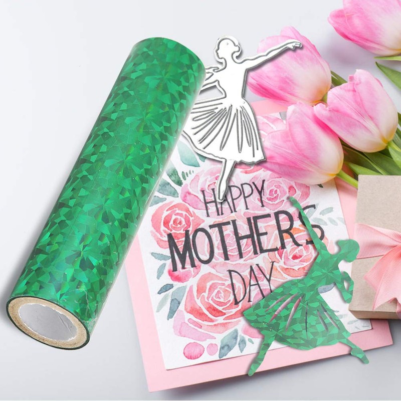 5mx15cm Transfer Sheets，196.8"5.9" Metallic Variety Pack Glimmer Hot Foil Roll