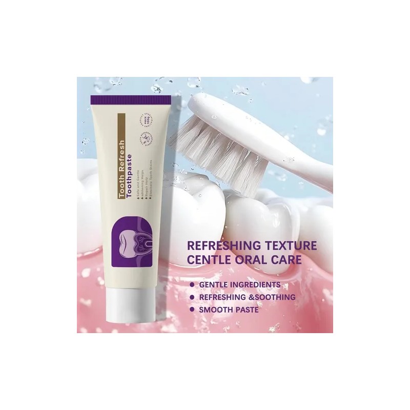 2pcs Tooth Refresh Toothpaste, Fresh Breath Toothpaste,
