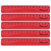 KUM AZ2290116-R - Lineal Flexi Style, 15 cm, rot, flexibel,