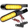 PIENSE Motorcycle Turn Signal LED Sequential Position White Set of