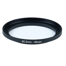 40.5mm to 46mm Step-Down Ring Filter Adapter,for All Brands UV ND CPL, Metal Ring Step-Down Rings Adapter Filter (40.5mm-46mm)