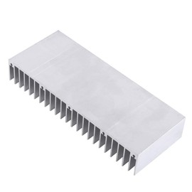 Coolotic 1pc Heat Sink for Power Amplifier, Heat Runaway Protection, 5.9 x 2.4 x 1.0 inches (150 x 60 x 25 mm), Cooling Fins, Aluminum Heat Dissipation Plate, DIY Kit, IC Chip, MOSFET, Circuit Board,