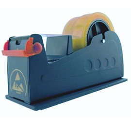 ESD-Safe Steel Body Tape Dispenser for Up to 1" Wide Rolls, 3" Core