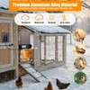 Automatic Chicken Coop Door Solar Powered, LCD Screen Electric Auto
