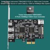 LinksTek 4-Ports PCIE 1394A Firewire 400 Card for Windows OS