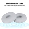 White Cotton Headset Headphone Ear Pad Cover Cushion Replacement Parts